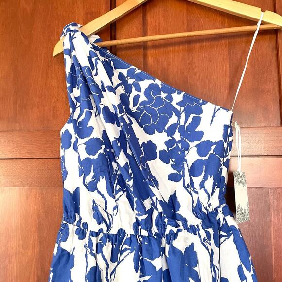 Hyacinth House by Tuckernuck Sybil Maxi Dress Floral One Shoulder Size XXS NEW - Picture 3 of 10